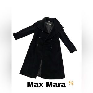 Max Mara black coat size : 36